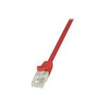 UTP patchkabel 3m (do TP zásuvky), červený