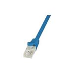 UTP patchkabel 3m (do TP zásuvky), modrý