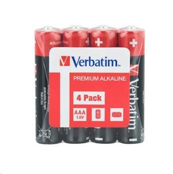Verbatim alkalické mini tužkové baterie AAA, R03, 1,5V, 4ks