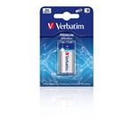 VERBATIM baterie 9V Alkalická blister 1pck/BAL