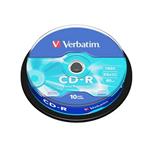 VERBATIM CD-R(10-Pack)Spindle/EP/DL/52x/700MB