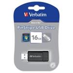 VERBATIM USB Flash Disk Store 'n' Go PinStripe USB 16GB