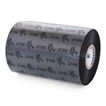 Wax Ribbon, 80mmx450m (3.15inx1476ft), 2100; High Performance, 25mm (1in) core, 12/box
