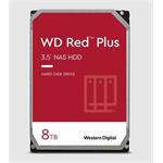 WD RED PLUS NAS WD80EFPX/8TB/3.5"/256MB cache/5640 RPM/215 MB/s/CMR