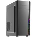 Zalman case miditower T8, bez zdroje, ATX, 1x 120mm ventilátor, 1x USB 3.0, 2x USB 2.0, RGB, černá