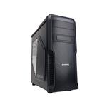 Zalman case miditower Z3 Plus, mATX/ATX, průhledný bok, bez zdroje, USB3.0, černá