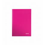 Zápisník Leitz WOW, A5, linka, růžový
