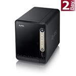 ZyXEL NAS326, 2-bay Single Core Personal Cloud Storage, Dual Core CPU 1.3GHz, 512MB DDR3 memory, 2 SATA II 2.5"/3.5"HDD,